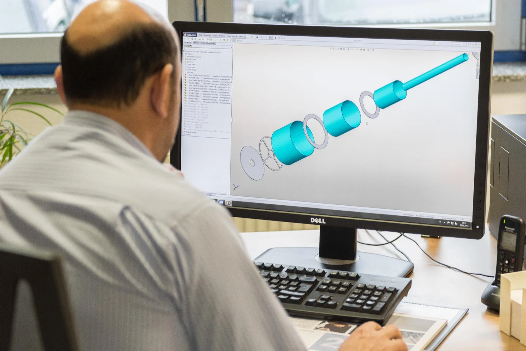 Technische Arbeit bei Saar-Pulvermetall